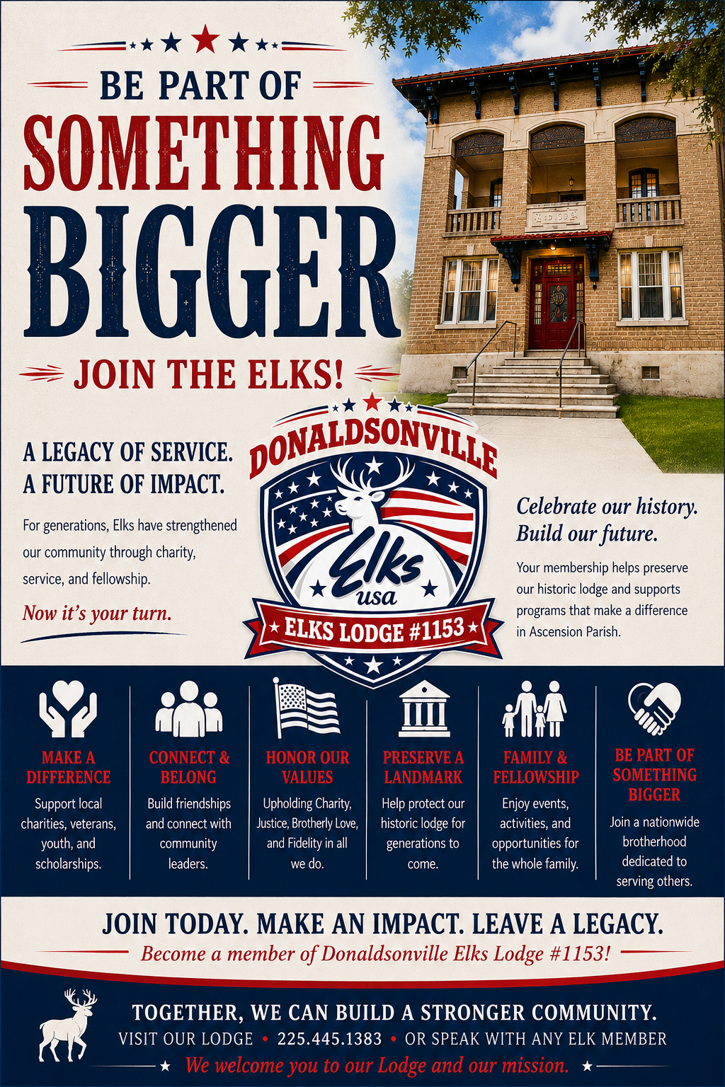 Join Donaldsonville Elks flyer